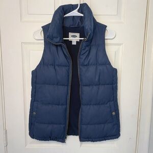 NWT Old Navy Dark Blue Quilted Vest